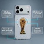 2026 FIFA World Cup Trophy Magnetic Transparent Phone Case for iPhone Series