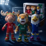 2026 USA, Canada, Mexico World Cup Official Mascot Set