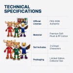 2026 USA, Canada, Mexico World Cup Official Mascot Set