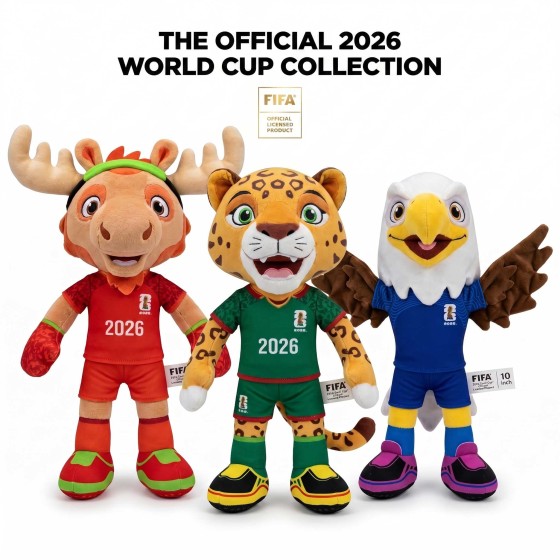 2026 USA, Canada, Mexico World Cup Official Mascot Set