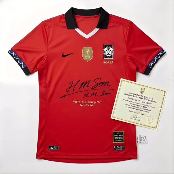 2026美加墨世界杯 韩国 孙兴慜 【典藏礼盒】