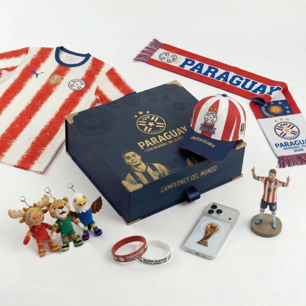 Coffret cadeau pour supporters du Paraguay de la Coupe du Monde 2026 en Amérique du Nord