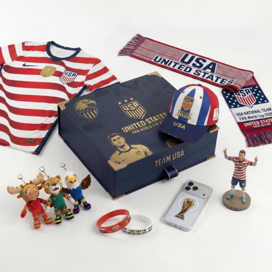 2026美加墨世界杯 美国 普利西奇 球迷礼盒